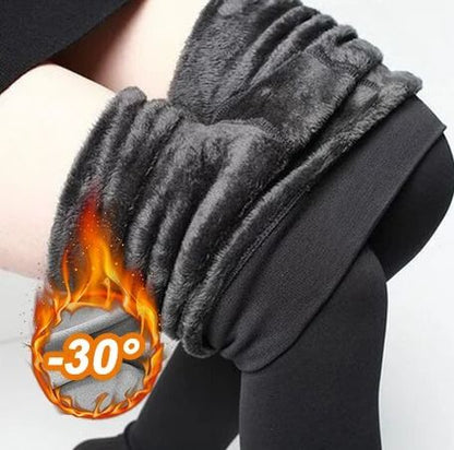 Womens Super Thick Winter Thermal Leggings Fleece Lined