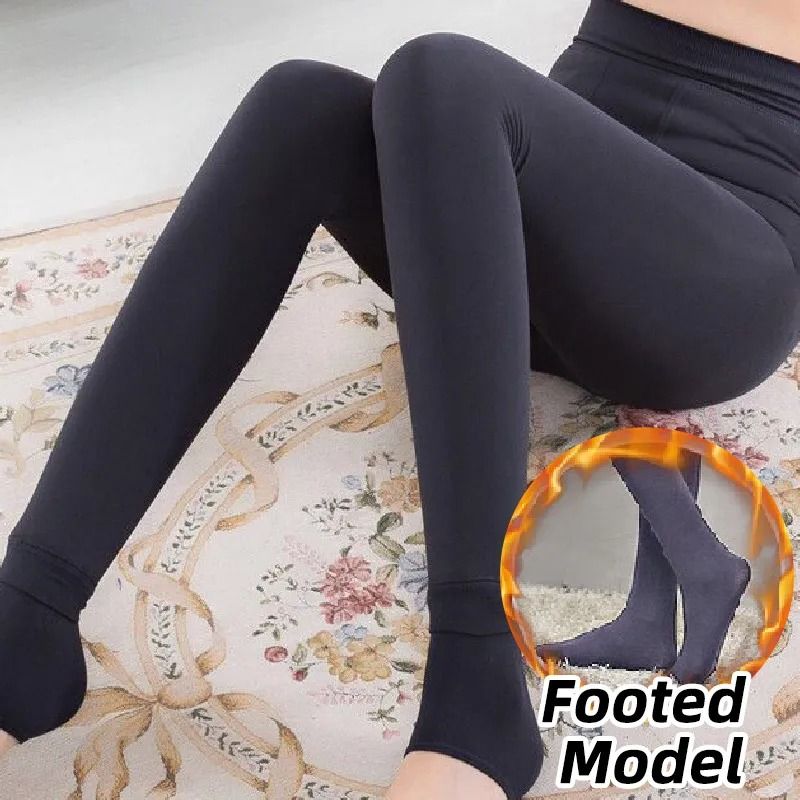 Womens Super Thick Winter Thermal Leggings Fleece Lined