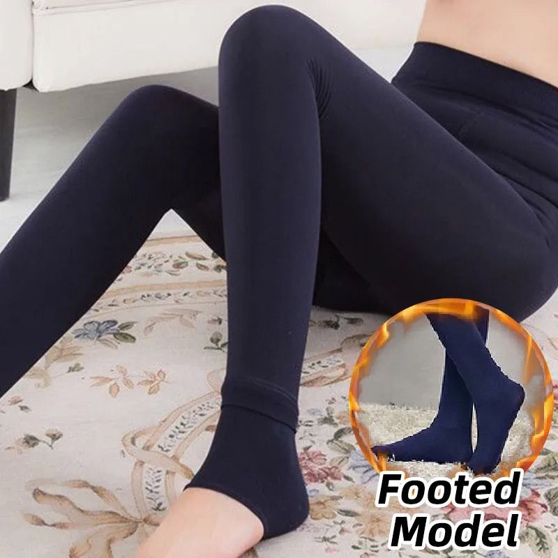Womens Super Thick Winter Thermal Leggings Fleece Lined