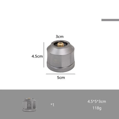 Portable Outdoor Camping Gas Lamp with Refillable Tank and Accessories