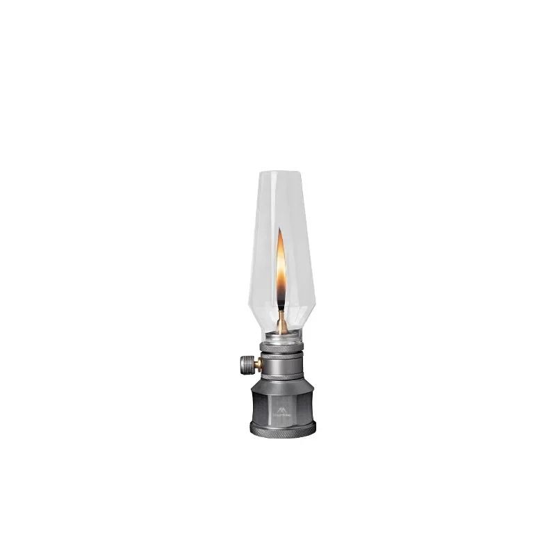Portable Outdoor Camping Gas Lamp with Refillable Tank and Accessories