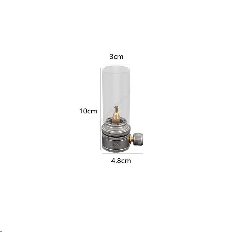 Portable Outdoor Camping Gas Lamp with Refillable Tank and Accessories