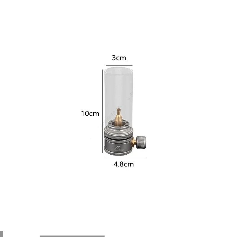 Portable Outdoor Camping Gas Lamp with Refillable Tank and Accessories