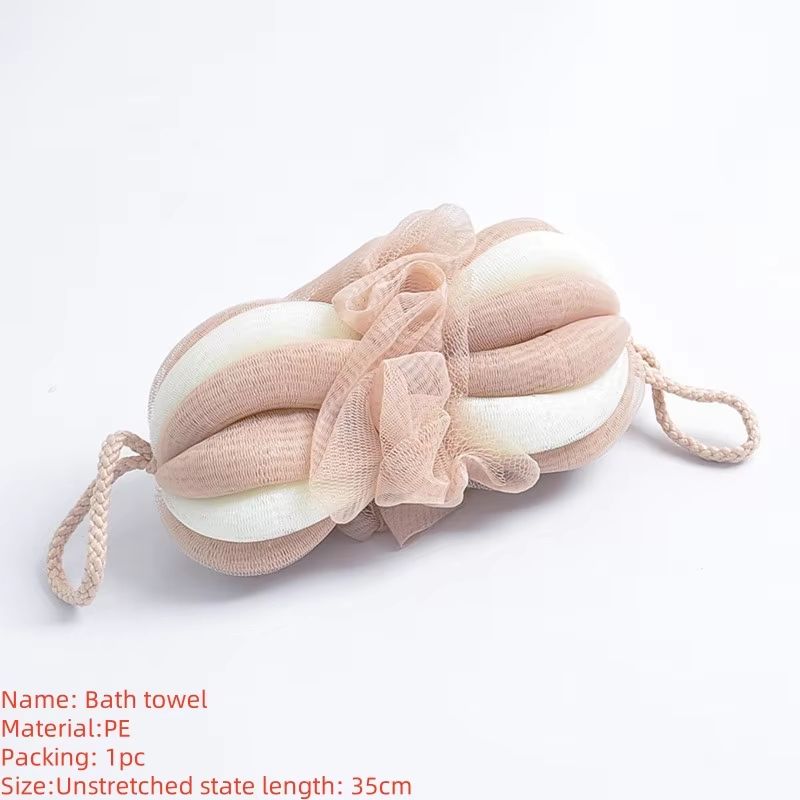Natural Ramie Jute Exfoliating Bath Towel – Back Scrubber & Shower Strap for Deep Body Cleansing