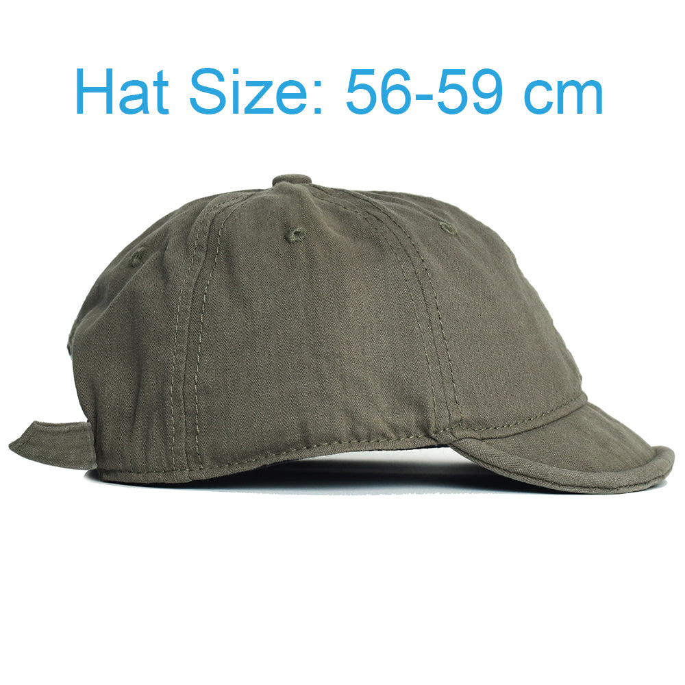 Cotton Baseball Cap, Vintage Short Brim Dad Hat, Adjustable Trucker Style, Low Profile Cap for Men and Women.