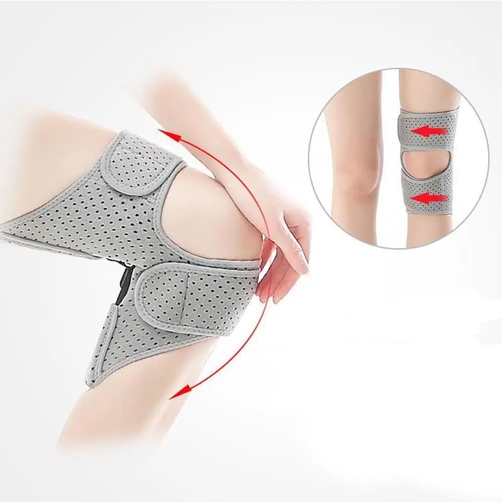 Knee Booster Power Joint Support Brace with Adjustable Spring Stabilizer