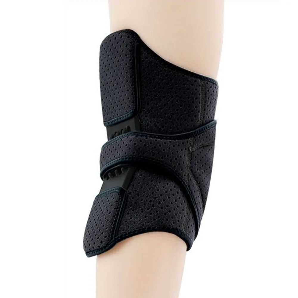 Knee Booster Power Joint Support Brace with Adjustable Spring Stabilizer