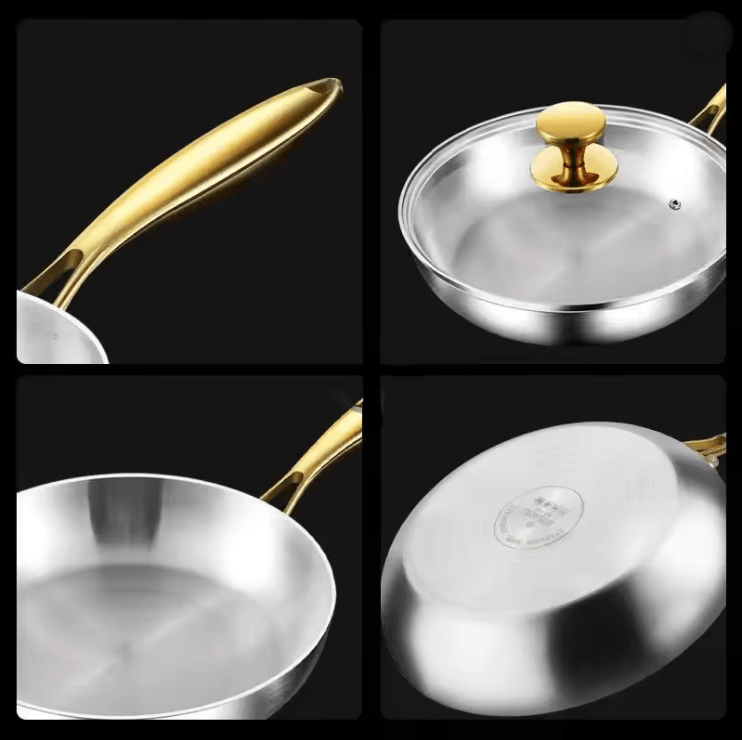 ChefSteel 316 Stainless Steel Nonstick Frying Pan