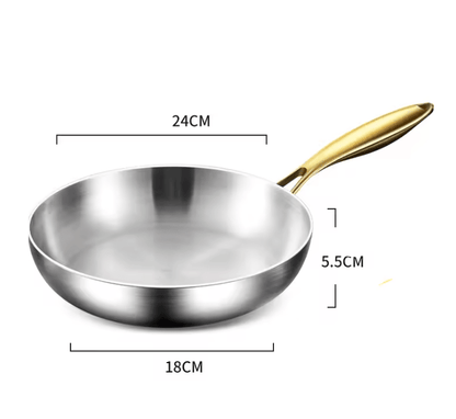 ChefSteel 316 Stainless Steel Nonstick Frying Pan
