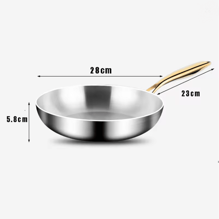 ChefSteel 316 Stainless Steel Nonstick Frying Pan