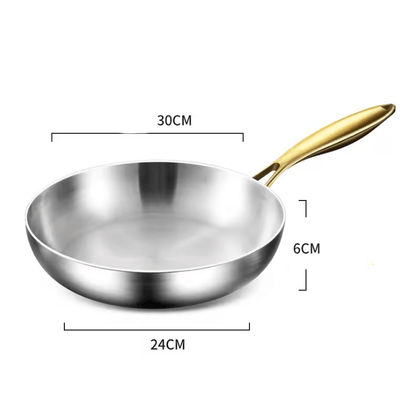 ChefSteel 316 Stainless Steel Nonstick Frying Pan