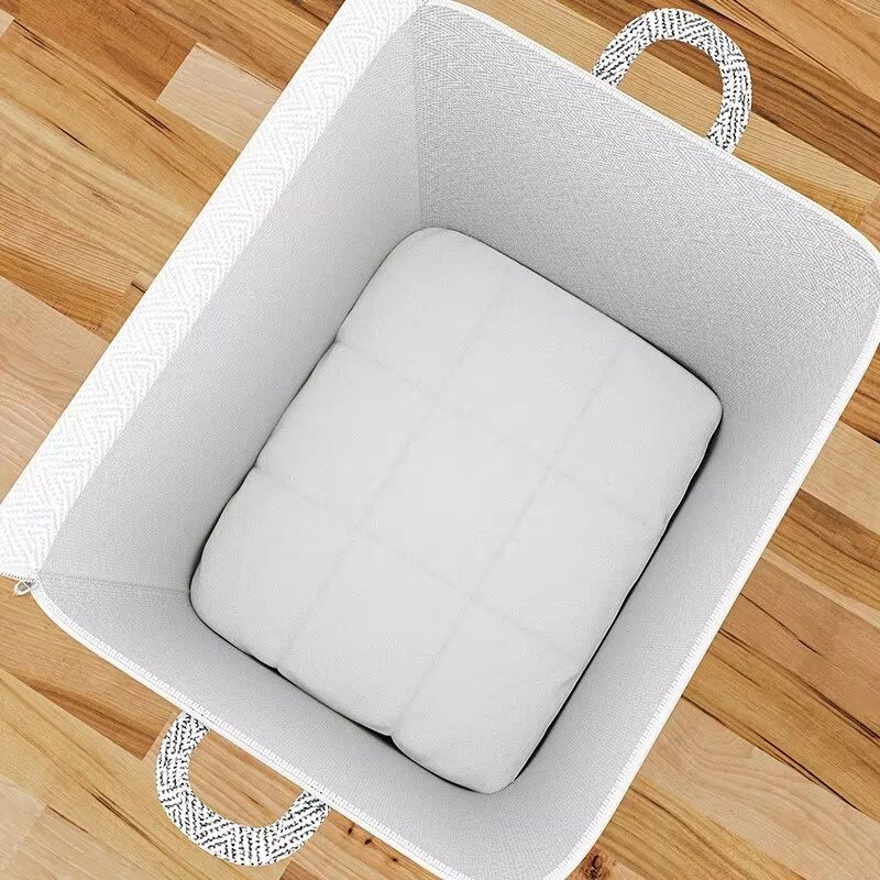 Large Capacity Non-Woven Storage Bag - Foldable Closet Organizer for Clothes, Quilts, and Toys