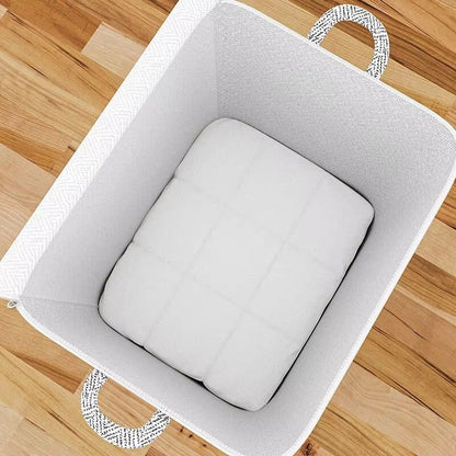 Large Capacity Non-Woven Storage Bag - Foldable Closet Organizer for Clothes, Quilts, and Toys