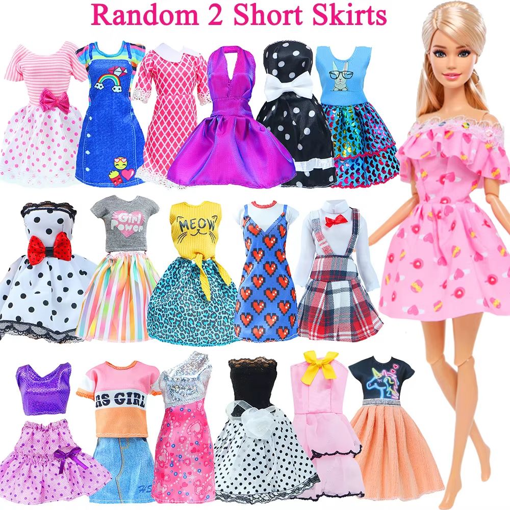 50-Piece Handmade Doll Clothes & Accessories Set for 11.5-Inch Dolls Fashion Outfits, Dresses, and Play Accessories