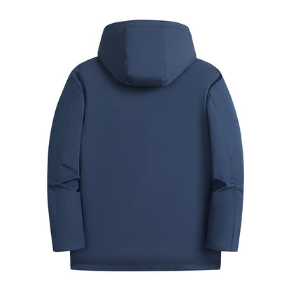 Men's Winter Parka, Warm Thick Puffer Jacket, Insulated Cold Weather Coat, Sportswear Cotton Down Ropa Hombre