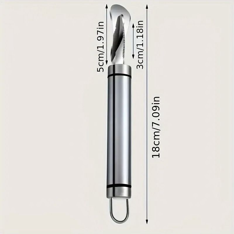 Stainless Steel Citrus Peeler with Ergonomic Handle