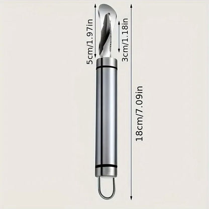 Stainless Steel Citrus Peeler with Ergonomic Handle