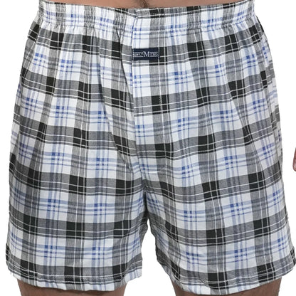 Men's Cotton Pajama Shorts, Cotton, Elastic Waist Short Pants, Breathable Summer Sleepwear, Casual Home Shorts