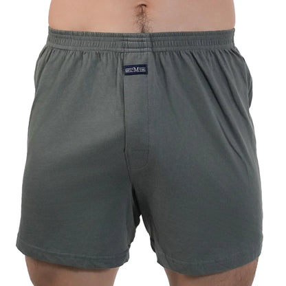 Men's Cotton Pajama Shorts, Cotton, Elastic Waist Short Pants, Breathable Summer Sleepwear, Casual Home Shorts