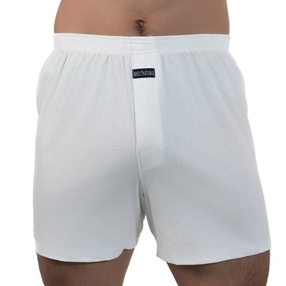 Men's Cotton Pajama Shorts, Cotton, Elastic Waist Short Pants, Breathable Summer Sleepwear, Casual Home Shorts