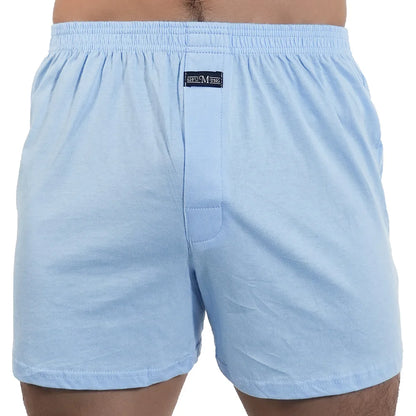 Men's Cotton Pajama Shorts, Cotton, Elastic Waist Short Pants, Breathable Summer Sleepwear, Casual Home Shorts