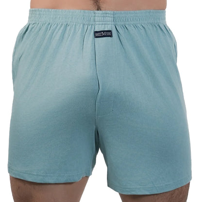 Men's Cotton Pajama Shorts, Cotton, Elastic Waist Short Pants, Breathable Summer Sleepwear, Casual Home Shorts