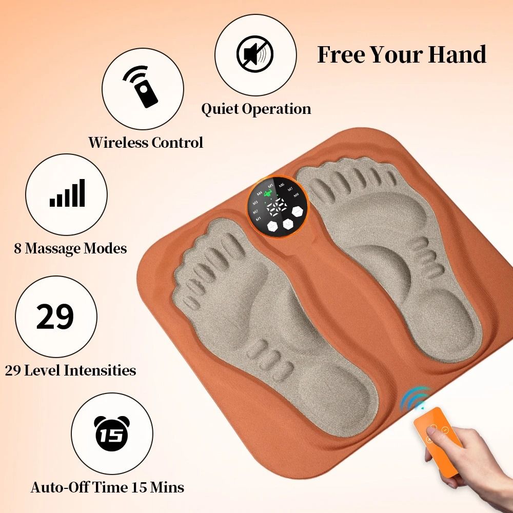 3D Foot Massage Mat Electric Leg Massager for Blood Circulation