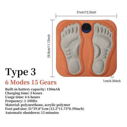 3D Foot Massage Mat Electric Leg Massager for Blood Circulation