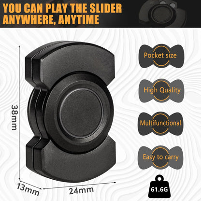 3 in 1 Stainless Steel Spinner and Slider Toy for Stress Relief