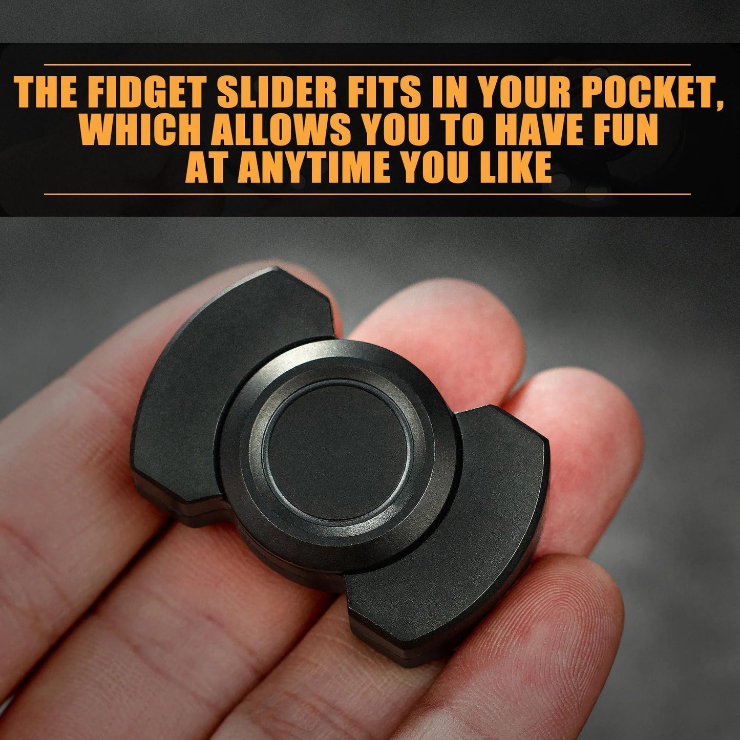 3 in 1 Stainless Steel Spinner and Slider Toy for Stress Relief