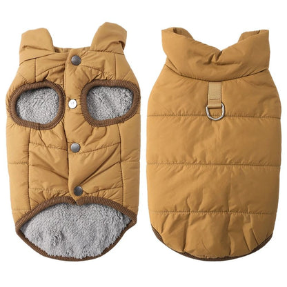 Waterproof Dog Coat Winter Fleece Jacket for Small Dogs and Cats Warm Pet Vest for Chihuahua and Yorkshire Terrier