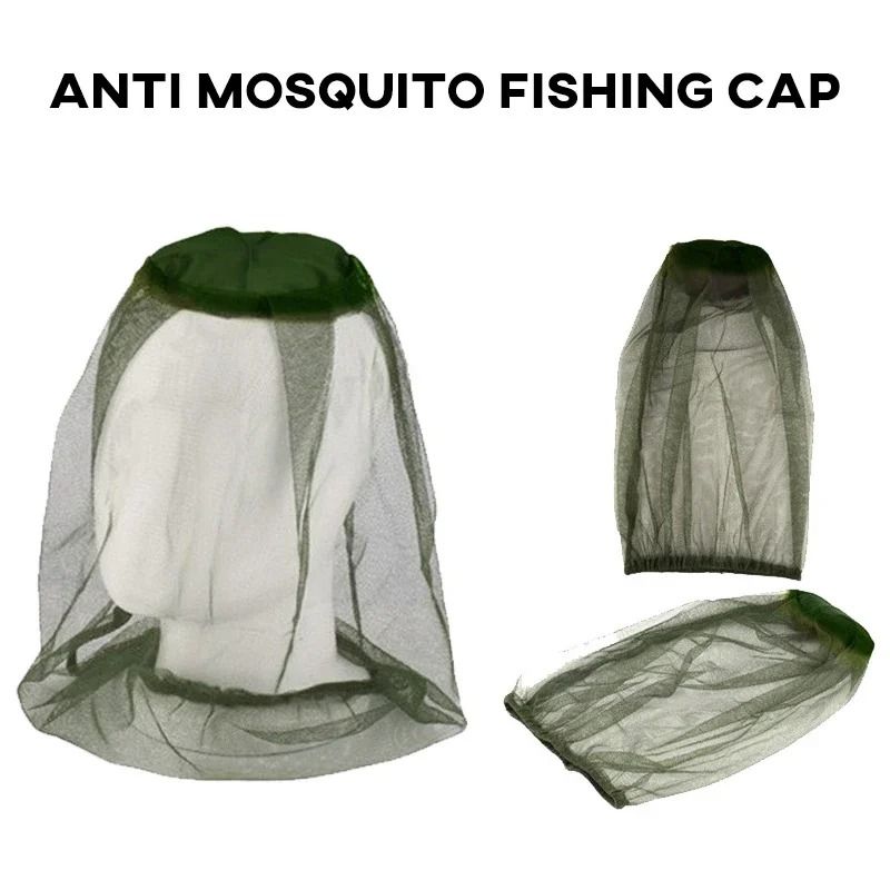 Anti Mosquito Fishing Cap with Breathable Mesh Net for Outdoor Camping and Fishing