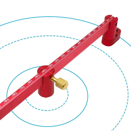 Adjustable 300 mm Circle Drawing Ruler and Marking Gauge