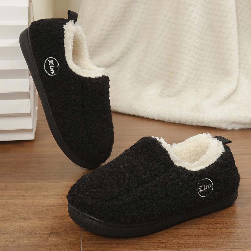 Luxury Fluffy Womens Slippers & Winter Ankle Boots, Elegant Plush Fuzzy Fur Indoor Slides with Platform Comfort Design