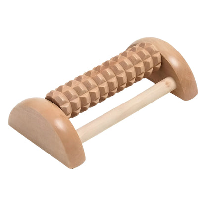 Solid Wood Foot and Leg Massager, Foot Sole Roller Type, Acupoint Ball for Plantar Fasciitis, Portable Foot Massage