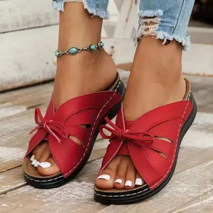 Chic Womens Sandals Sweet Summer Shoes Woman Heels Sandals, Comfortable Summer Slippers & Heeled Footwear