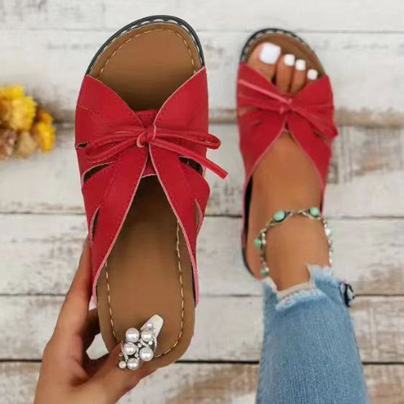 Chic Womens Sandals Sweet Summer Shoes Woman Heels Sandals, Comfortable Summer Slippers & Heeled Footwear