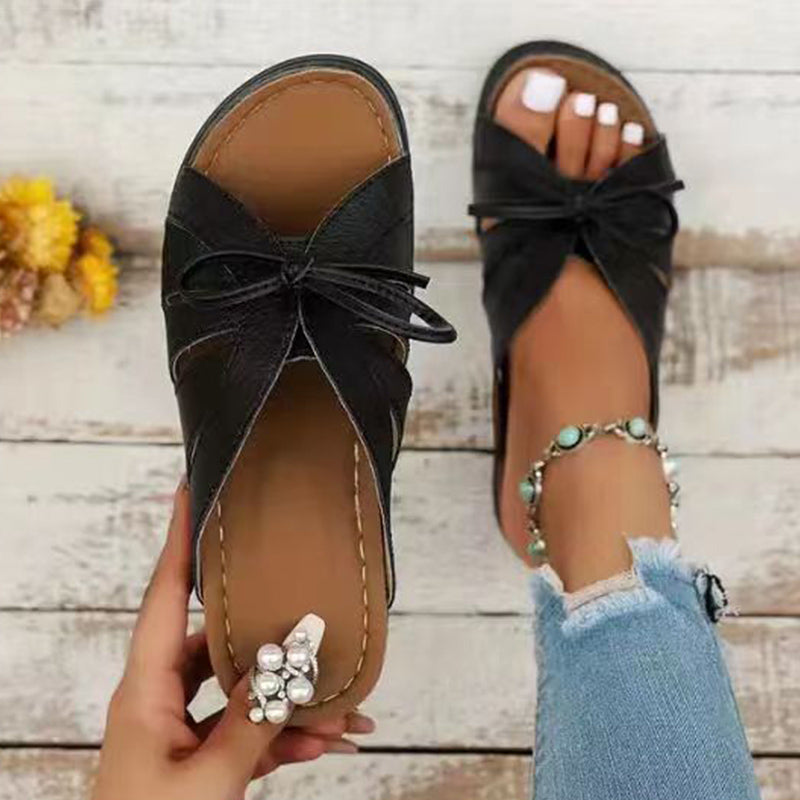 Chic Womens Sandals Sweet Summer Shoes Woman Heels Sandals, Comfortable Summer Slippers & Heeled Footwear