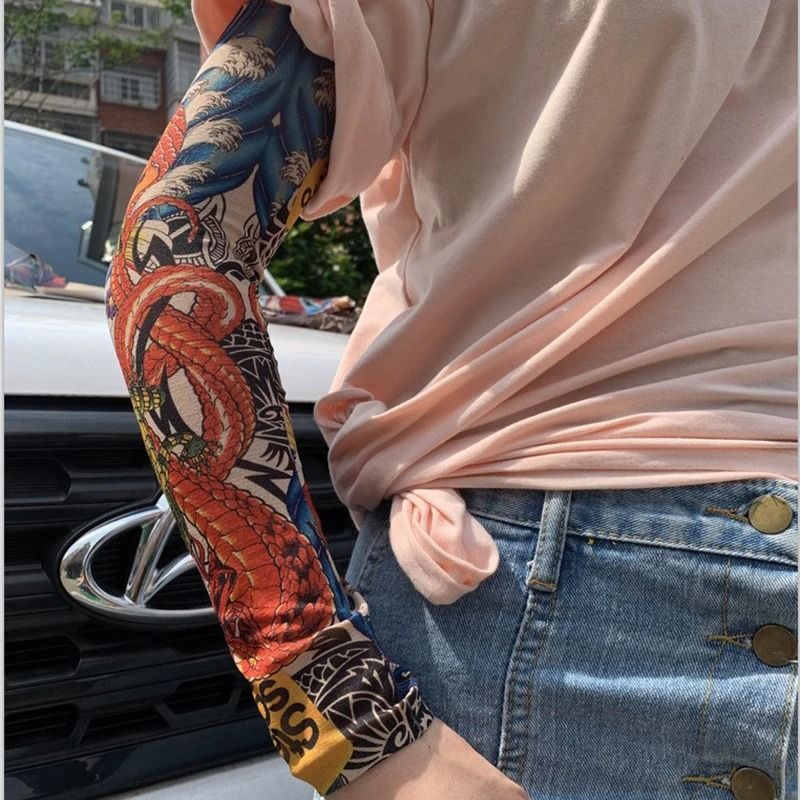 6 Piece Tattoo Arm Sleeve Set for Men and Women
