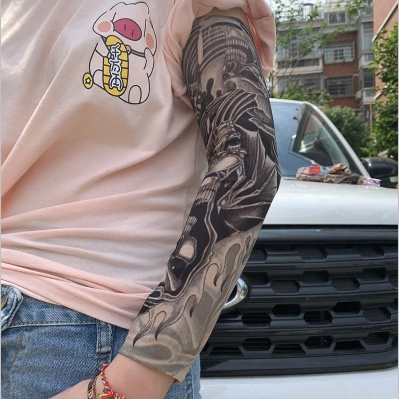 6 Piece Tattoo Arm Sleeve Set for Men and Women