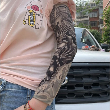6 Piece Tattoo Arm Sleeve Set for Men and Women