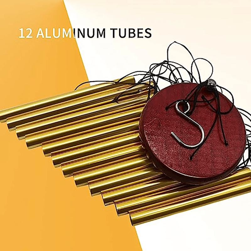 HarmonyTones 12 Tube Aluminum Alloy Wind Chimes