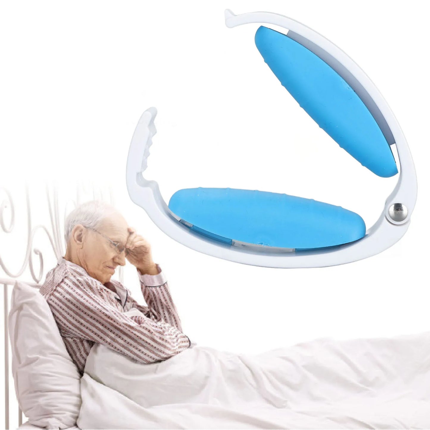 Adjustable Silicone Clamp, Prevents Male Leaks, Soft Discreet Incontinence Control