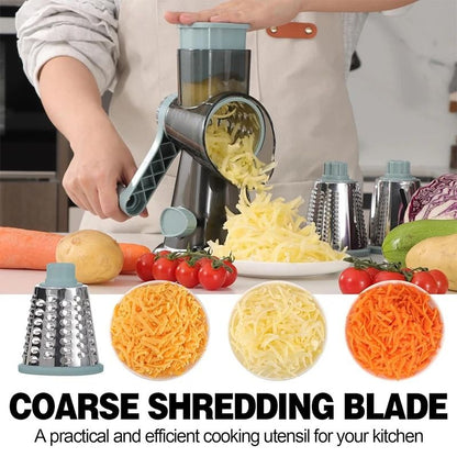 3 in 1 Rotary Cheese and Vegetable Grater