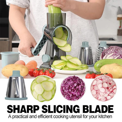 3 in 1 Rotary Cheese and Vegetable Grater