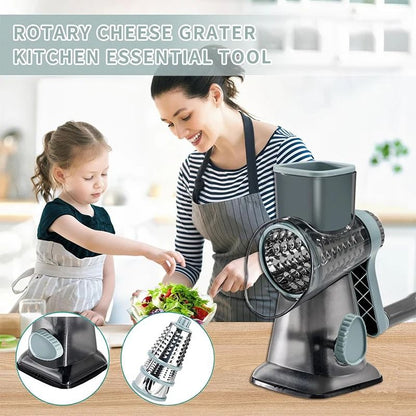 3 in 1 Rotary Cheese and Vegetable Grater