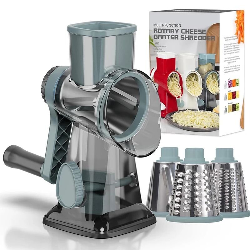 3 in 1 Rotary Cheese and Vegetable Grater