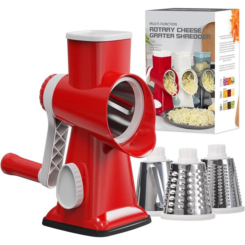 3 in 1 Rotary Cheese and Vegetable Grater