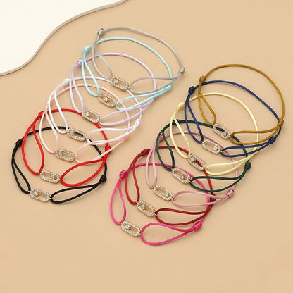 Adjustable Stone Woven Rope Bracelet For Men And Women