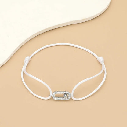 Adjustable Stone Woven Rope Bracelet For Men And Women